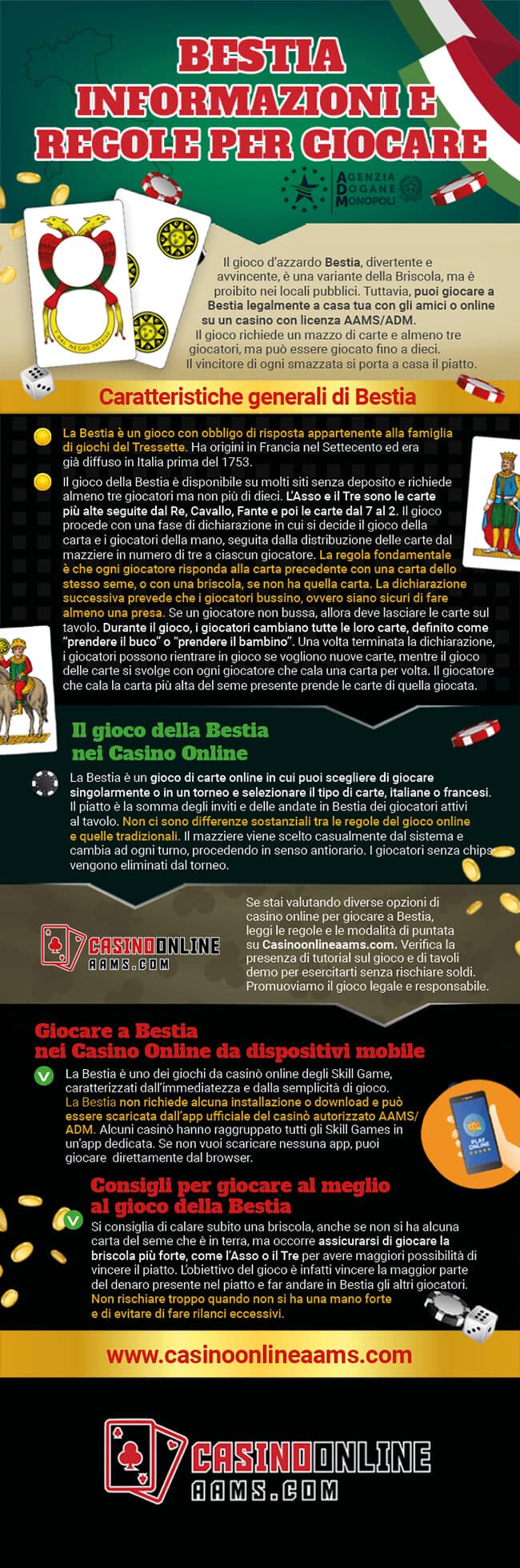 Infografica sul Gioco della Bestia
