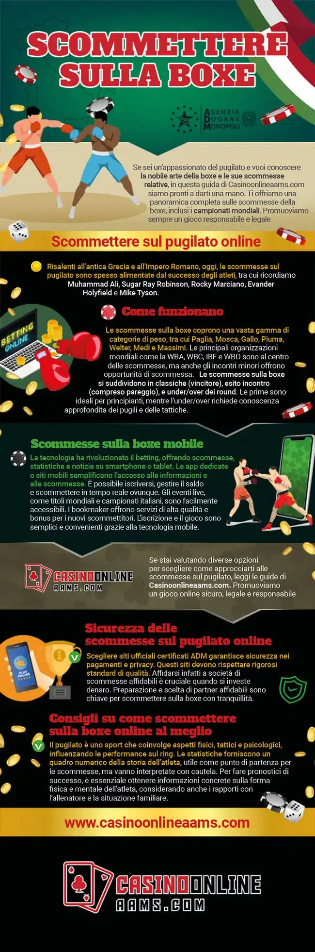Infografica sullo Sport del Pugilato