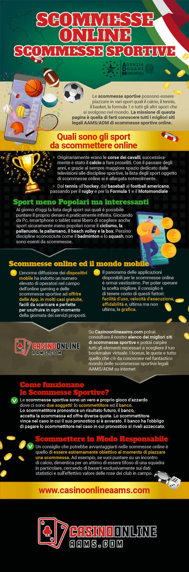 Scommesse Online: tutti i Migliori siti di scommesse sportive ADM